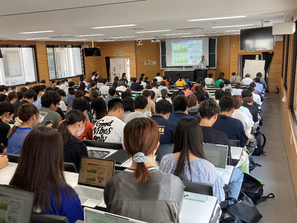 鹿児島地方気象台が「いのちと地域を守る防災学Ⅰ」で授業を行いました
