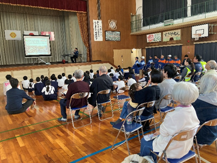 令和７年度東串良町津波避難訓練が実施されました