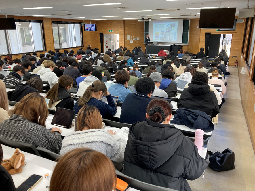 鹿児島地方気象台が「いのちと地域を守る防災学Ⅱ」で授業を行いました
